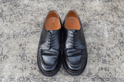 【良品】Berwick 1707 バーウィック 4477 Uチップ 外羽根 ダイナイトソール 黒 ブラック UK7 / 26cm【W3408】