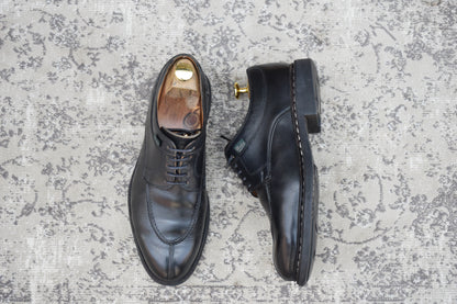 Paraboot パラブーツ AVIGNON アヴィニョン Uチップ 外羽根 黒 ブラック UK6.5 / 25.0cm【Ｗ3572】