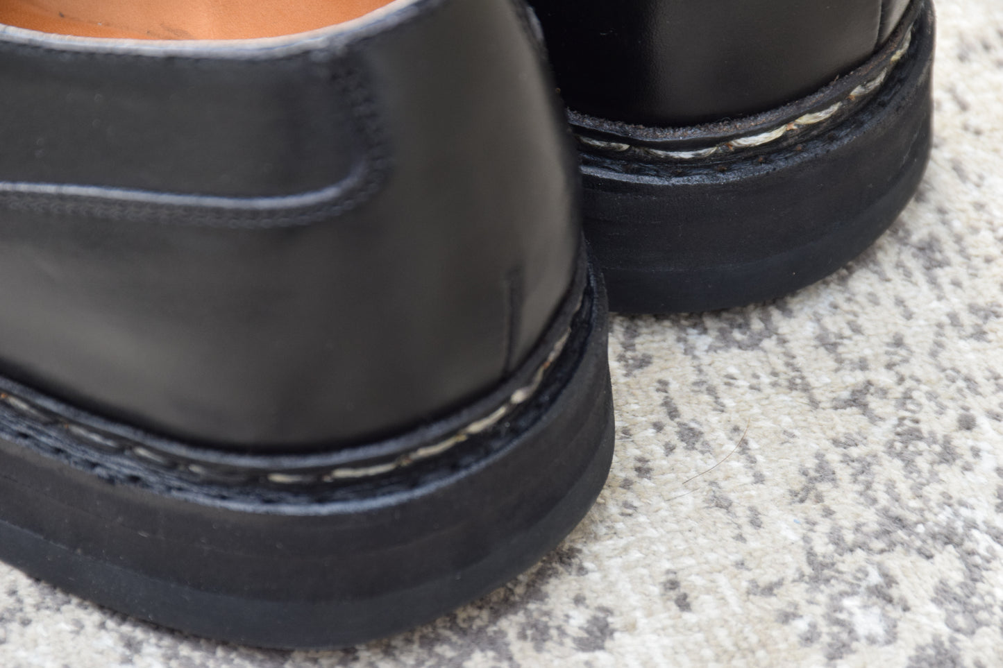 【良品】Berwick 1707 バーウィック 4477 Uチップ 外羽根 ダイナイトソール 黒 ブラック UK7 / 26cm【W3408】