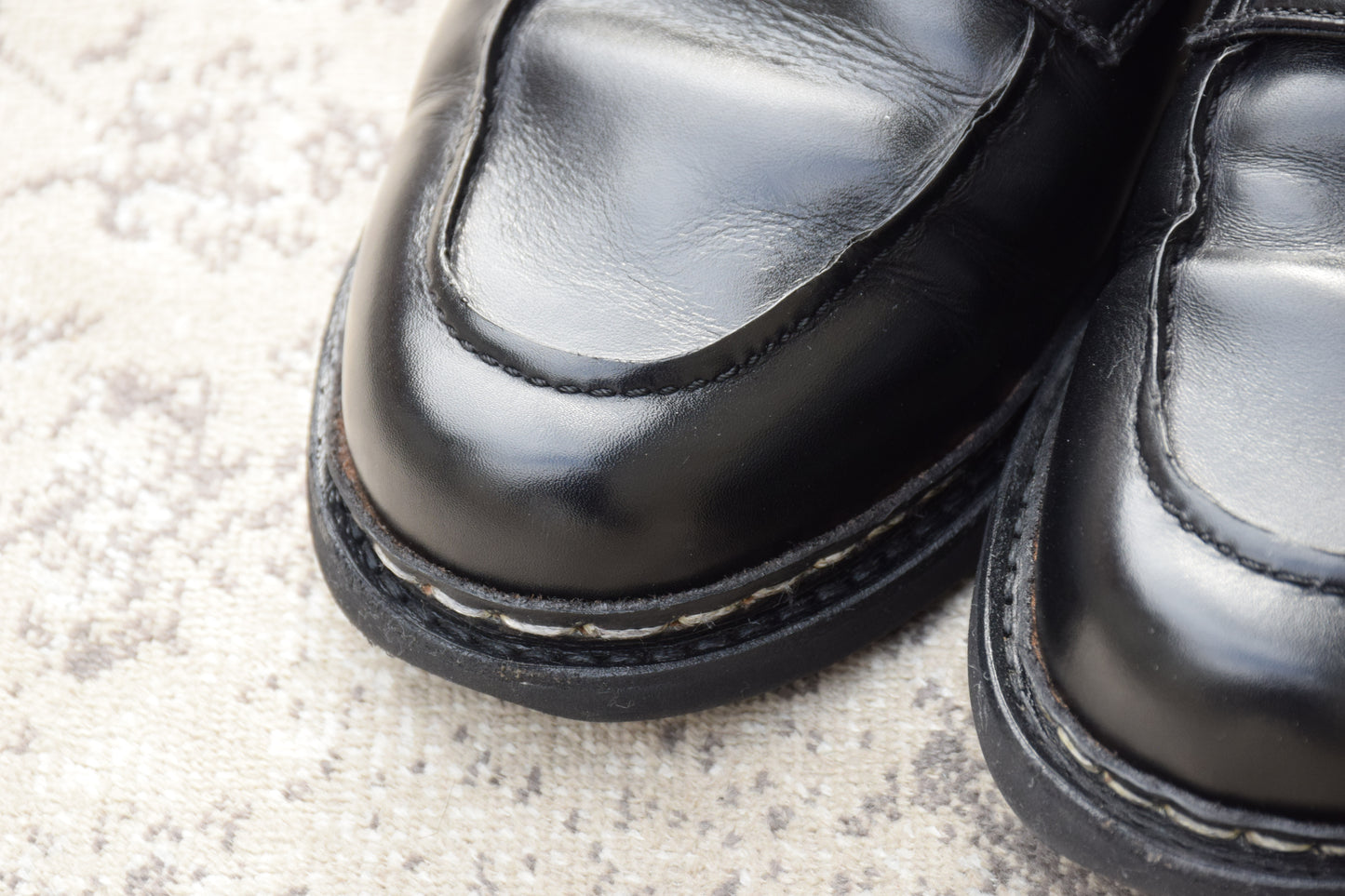 【良品】Berwick 1707 バーウィック 4477 Uチップ 外羽根 ダイナイトソール 黒 ブラック UK7 / 26cm【W3408】