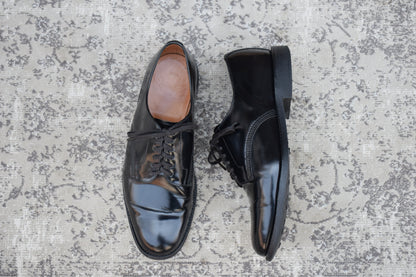 SANDERS サンダース MILITARY DERBY SHOE 1384B ミリタリー ダービー シューズ 黒 ブラック UK7.5 / 26.5cm【W3575】