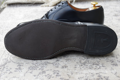 REGAL リーガル ストレートチップ 内羽根 ガラスレザー 黒 ブラック BLACK 26cm【W3412】