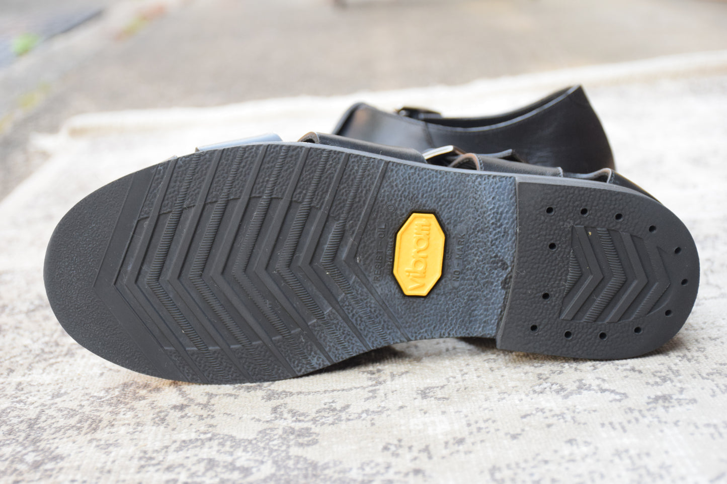 【大人の夏を格上げする】Paraboot パラブーツ PACIFIC パシフィック グルカサンダル 黒 ブラック EU40 / 24.5~25.0cm【Ｗ3576】