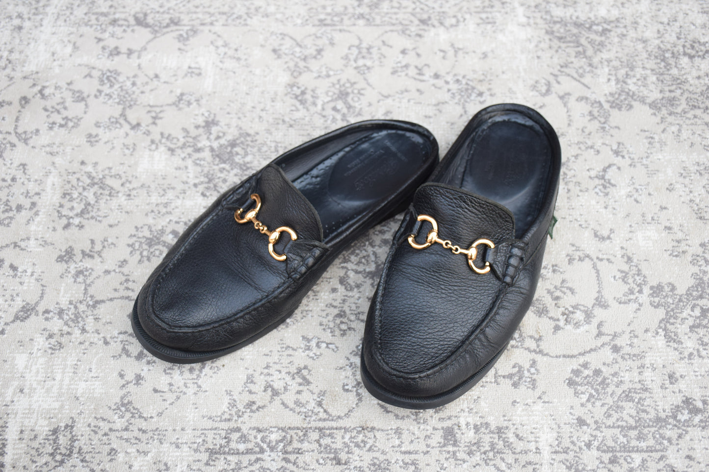 Paraboot パラブーツ BAHAMAS BIT MULE バハマ ビット ミュール UNITED ARROWS別注 黒 ブラック EU10 / 28.5cm【Ｗ3579】