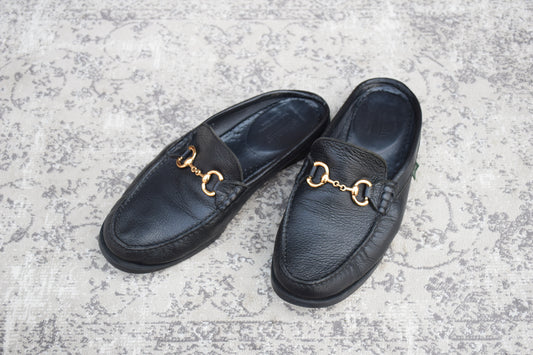 Paraboot パラブーツ BAHAMAS BIT MULE バハマ ビット ミュール UNITED ARROWS別注 黒 ブラック EU10 / 28.5cm【Ｗ3579】