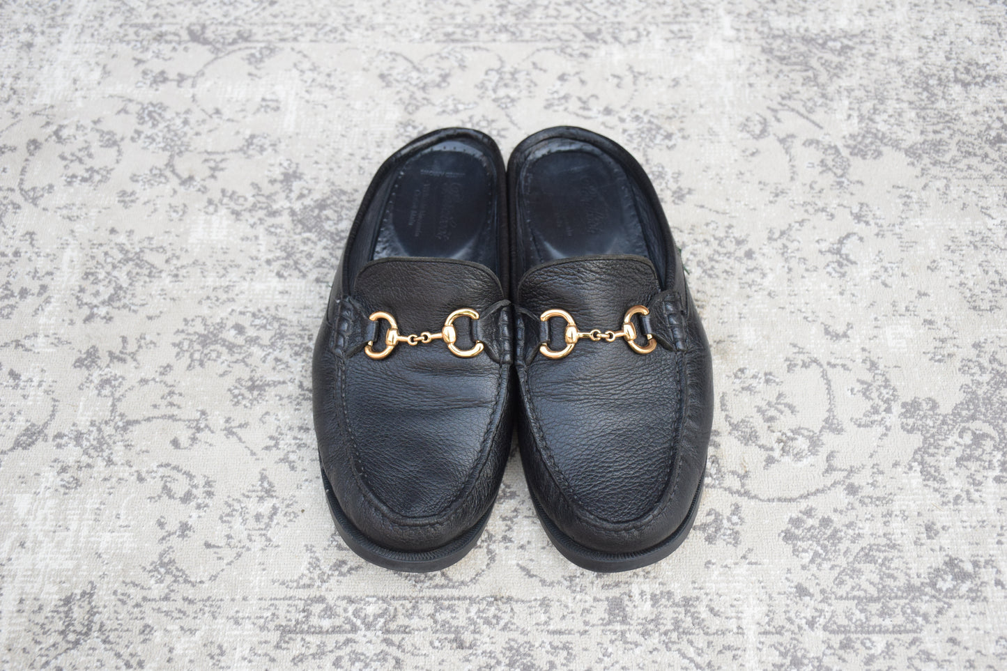 Paraboot パラブーツ BAHAMAS BIT MULE バハマ ビット ミュール UNITED ARROWS別注 黒 ブラック EU10 / 28.5cm【Ｗ3579】