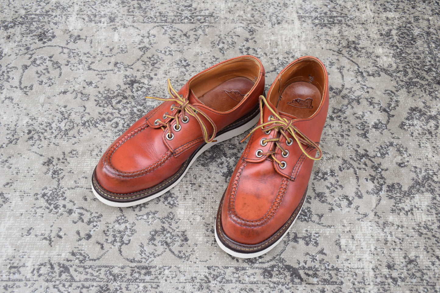 【オールソール済み】RED WING レッドウイング 8103 Classic Oxford クラシック オックスフォード Uチップ 外羽根 赤茶 オロラセット US7 / 25cm【W3416】