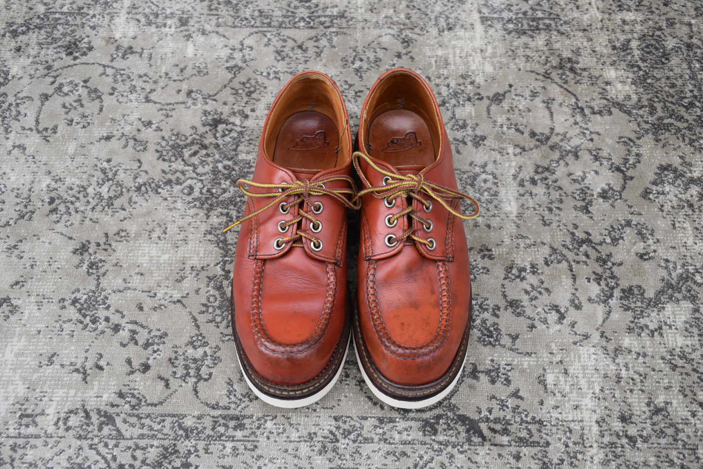 【オールソール済み】RED WING レッドウイング 8103 Classic Oxford クラシック オックスフォード Uチップ 外羽根 赤茶 オロラセット US7 / 25cm【W3416】