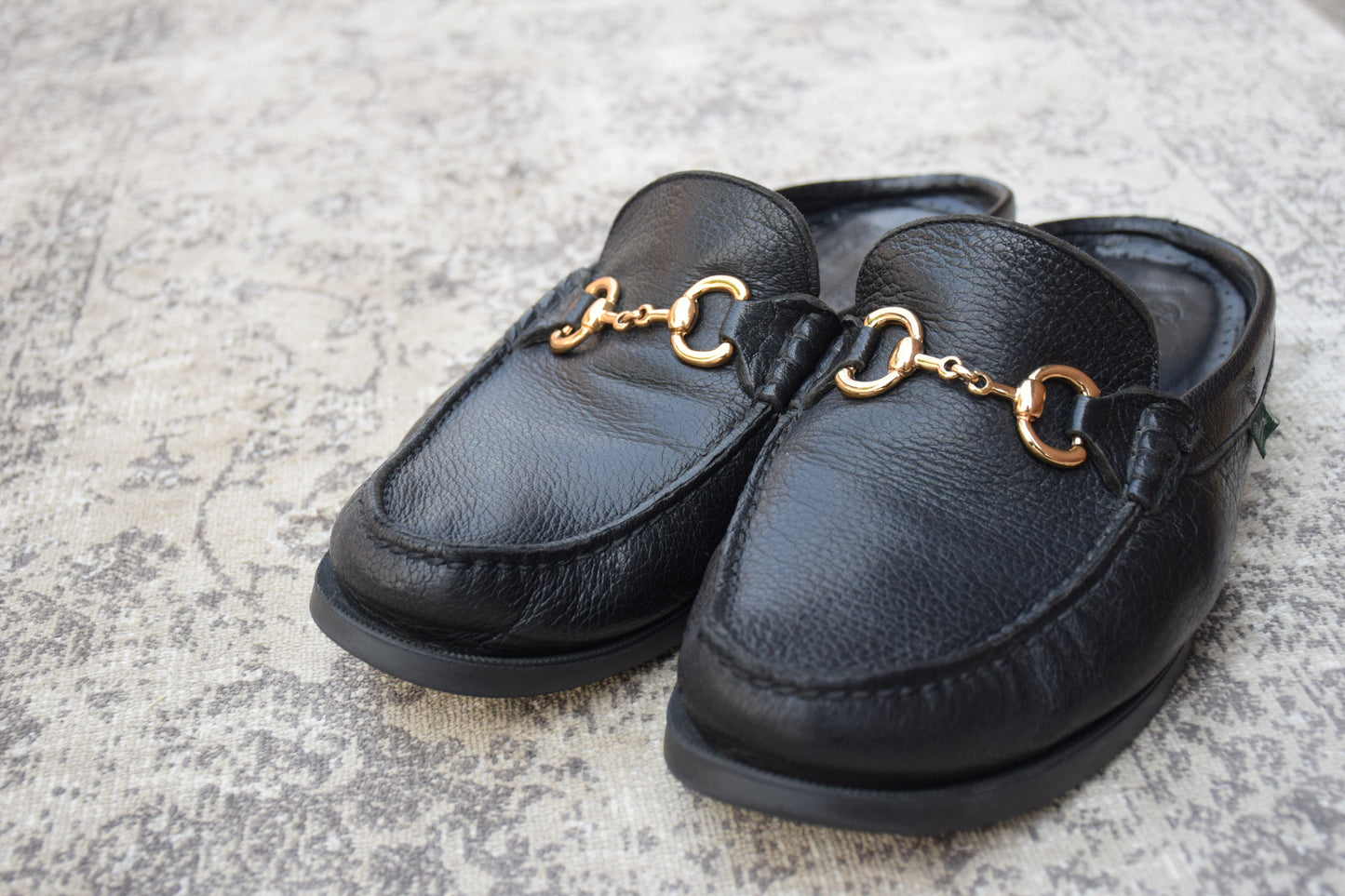 Paraboot パラブーツ BAHAMAS BIT MULE バハマ ビット ミュール UNITED ARROWS別注 黒 ブラック EU10 / 28.5cm【Ｗ3579】