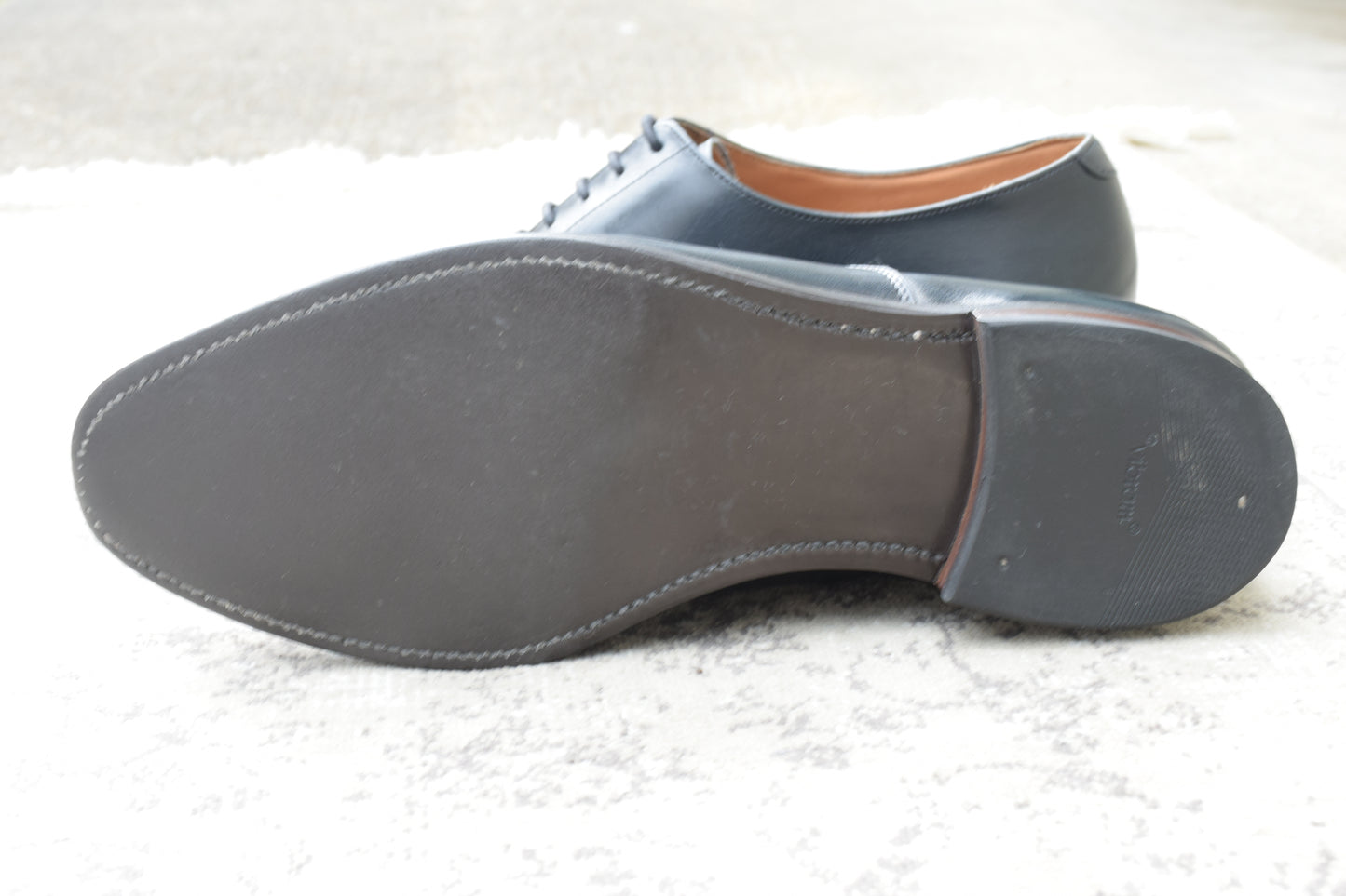 [Good Condition] Crockett &amp; Jones Connaught, a BEAUTY&amp;YOUTH exclusive, straight-leg navy boots with inner wing, UK7 / 25.5cm [W3452]