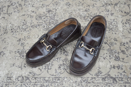 Paraboot パラブーツ CORAUX F MORS コロー ビットローファー 茶 UK2.5 / 22.0cm【Ｗ3580】Brown