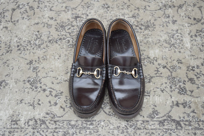 Paraboot パラブーツ CORAUX F MORS コロー ビットローファー 茶 UK2.5 / 22.0cm【Ｗ3580】Brown