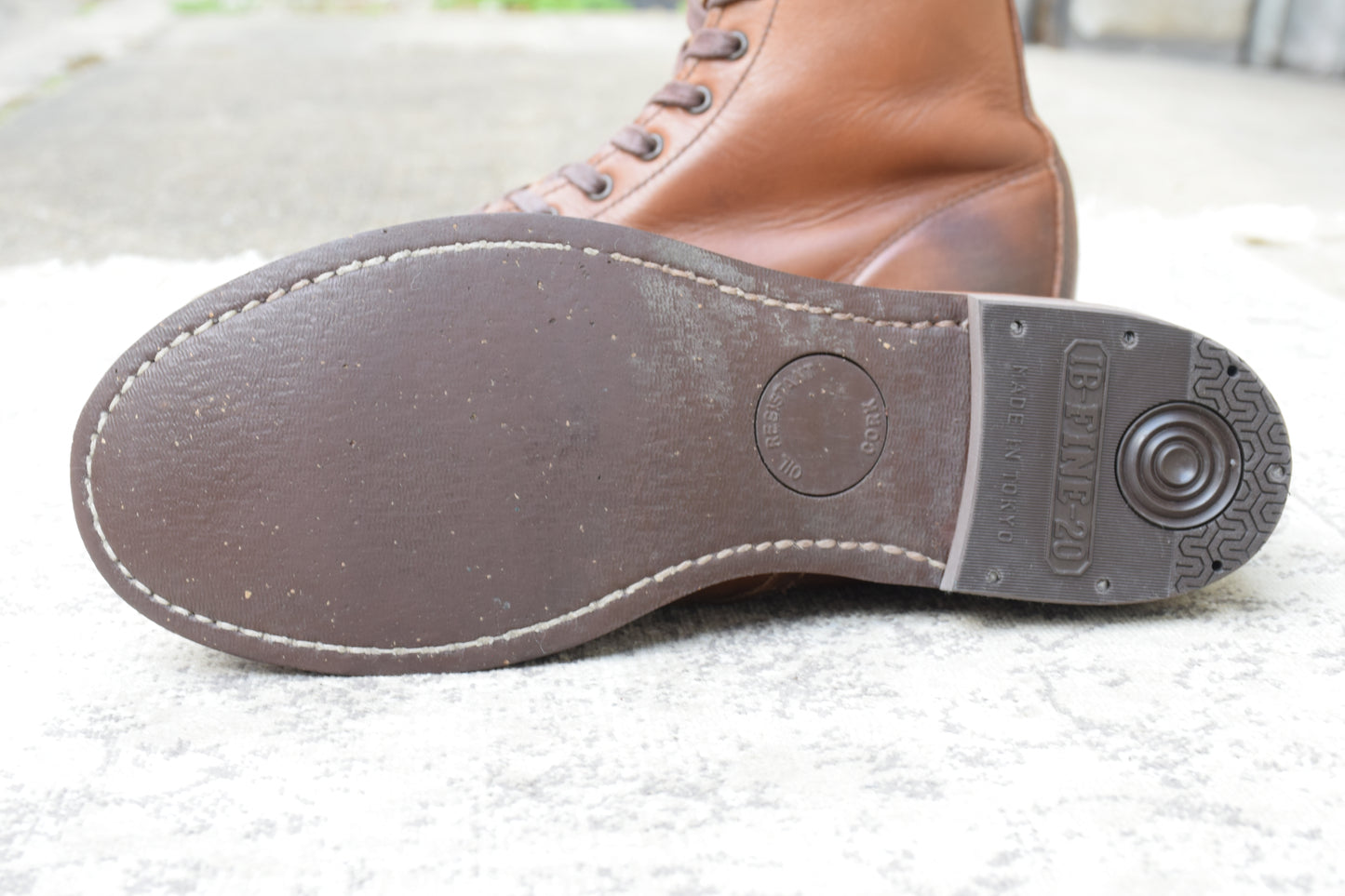 [Good Condition] RED WING BLACKSMITH 9161 Plain Round Work Boots, Brown, US 7.5D / 25.5cm [W3458]