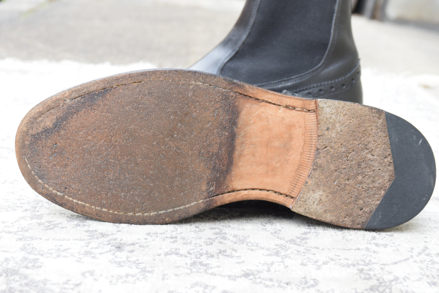 Tricker's HENRY M6026 Side Gore Chelsea Boots, Black, UK7 / Size 25.5cm (W3457)