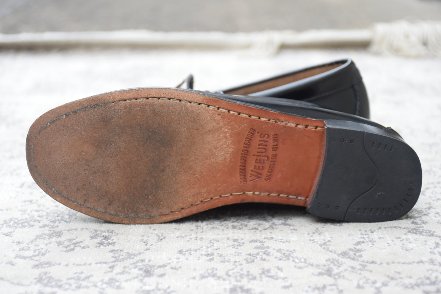 【存在感のある足元】G.H.BASS ジーエイチバス LARSON ZEBRA ラーソン ゼブラ BA41088 US6 / UK4 / EU37 / 23.0cm【Ｗ3582】