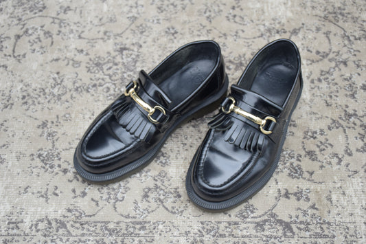 Dr.Martens ドクターマーチン ADRIAN SNAFFLE エイドリアン スナッフル ビットローファー 黒 UK4 / 23.0cm【Ｗ3583】 Black