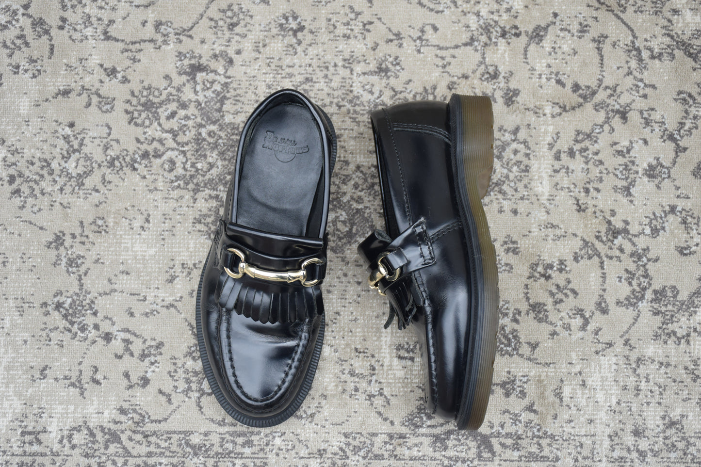 Dr.Martens ドクターマーチン ADRIAN SNAFFLE エイドリアン スナッフル ビットローファー 黒 UK4 / 23.0cm【Ｗ3583】 Black