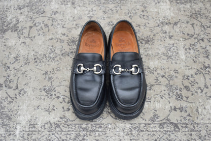 Berwick1707 バーウィック 5387 Bit loafer ビットローファー 黒 UK5 / 24.0cm【Ｗ3585】Black
