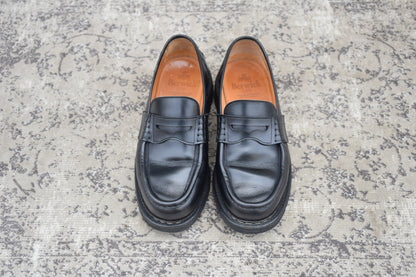 Berwick バーウィック 5293 BCVLBK コインローファー 黒 ブラック UK6.5 / 25.5cm【Ｗ3586】