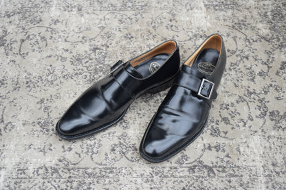 【美品】Church's チャーチ TOKYO 東京 シティコレクション シングルモンク 黒 ブラック UK6 / 24.5cm【Ｗ3588】