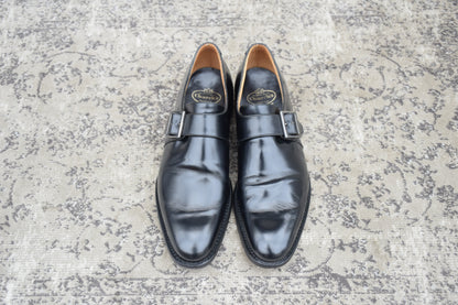【美品】Church's チャーチ TOKYO 東京 シティコレクション シングルモンク 黒 ブラック UK6 / 24.5cm【Ｗ3588】
