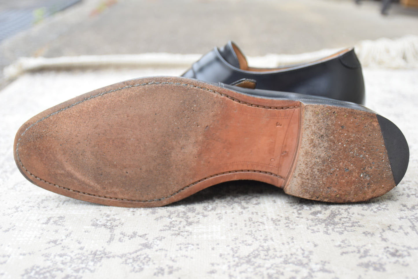 【美品】Church's チャーチ TOKYO 東京 シティコレクション シングルモンク 黒 ブラック UK6 / 24.5cm【Ｗ3588】