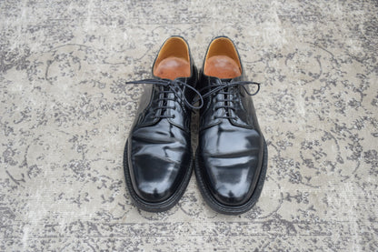 【名品】Church's チャーチ SHANNON シャノン プレーン 外羽根 黒 ブラック UK7 / 25.5cm【W3592】