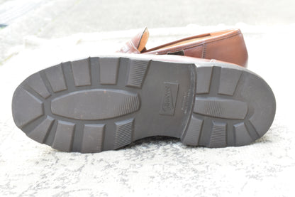 Paraboot REIMS Reims Penny Loafer, Beef Saddle, Brown, Size UK7 / 25.5cm (W3460), Repaired.