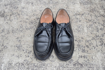 【美品】HARROGATE ハロゲイト HAMPSTEAD ハンプステッド チロリアンシューズ 黒 ブラック UK8 / 26.5cm【Ｗ3593】