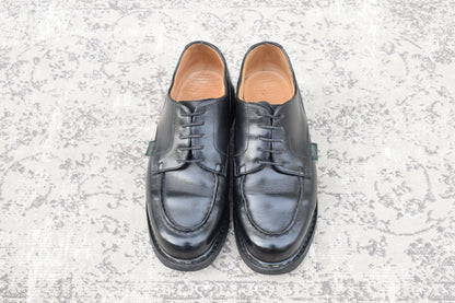 [Good Condition] Paraboot CHAMBORD U-Tip Wingtip Boots, Black, NOIR, UK5, Size 23.5cm [W3462]