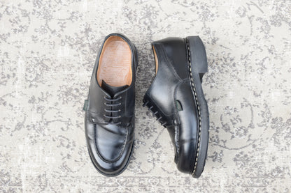 [Good Condition] Paraboot CHAMBORD U-Tip Wingtip Boots, Black, NOIR, UK5, Size 23.5cm [W3462]