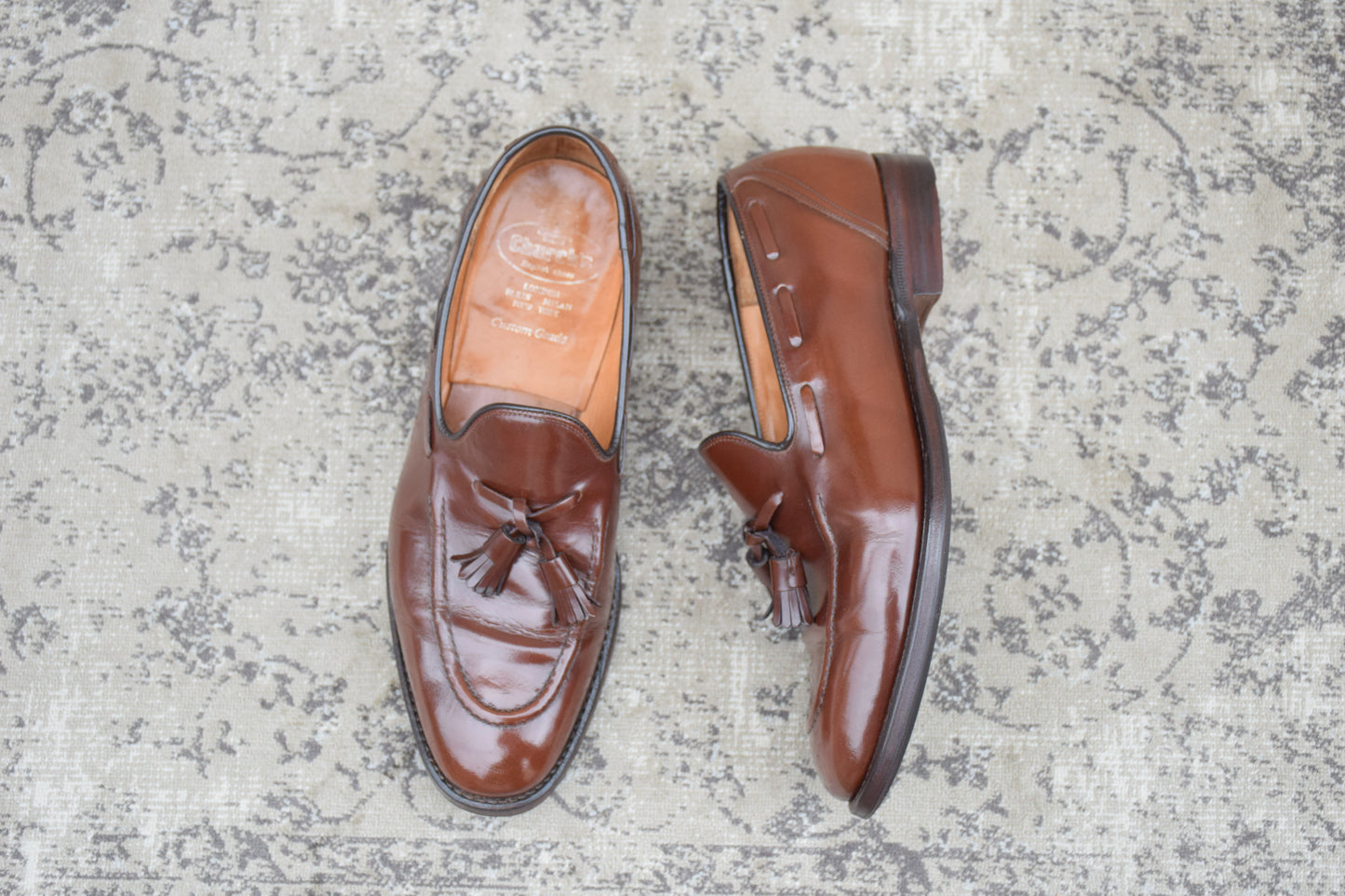 【4都市】Church's チャーチ KINGSLEY キングスレー タッセルローファー 茶 ブラウン UK8.5 / 27.0cm【Ｗ3594】