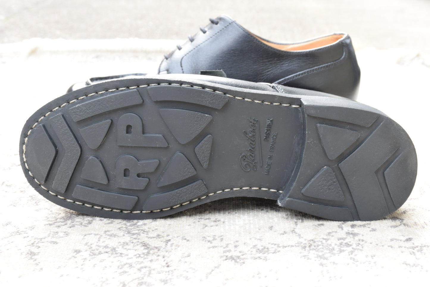 [Good Condition] Paraboot CHAMBORD U-Tip Wingtip Boots, Black, NOIR, UK5, Size 23.5cm [W3462]