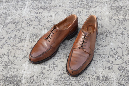 [Repaired] Crockett &amp; Jones MORETON U-Tip Ridgeway Boots, Brown, UK8, Size 26.5cm (W3463).