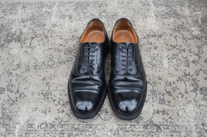 Church's チャーチ ストレート 内羽根 100ラスト 黒 ブラック UK9.5 / 28.0cm【Ｗ3595】