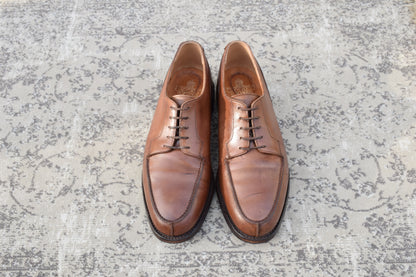 [Repaired] Crockett &amp; Jones MORETON U-Tip Ridgeway Boots, Brown, UK8, Size 26.5cm (W3463).