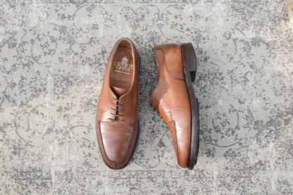 [Repaired] Crockett &amp; Jones MORETON U-Tip Ridgeway Boots, Brown, UK8, Size 26.5cm (W3463).