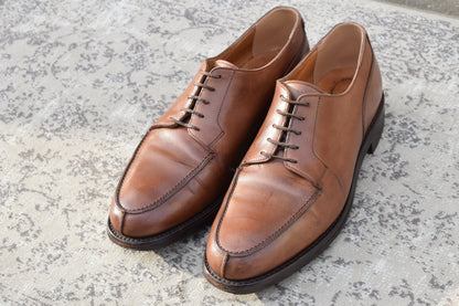 [Repaired] Crockett &amp; Jones MORETON U-Tip Ridgeway Boots, Brown, UK8, Size 26.5cm (W3463).