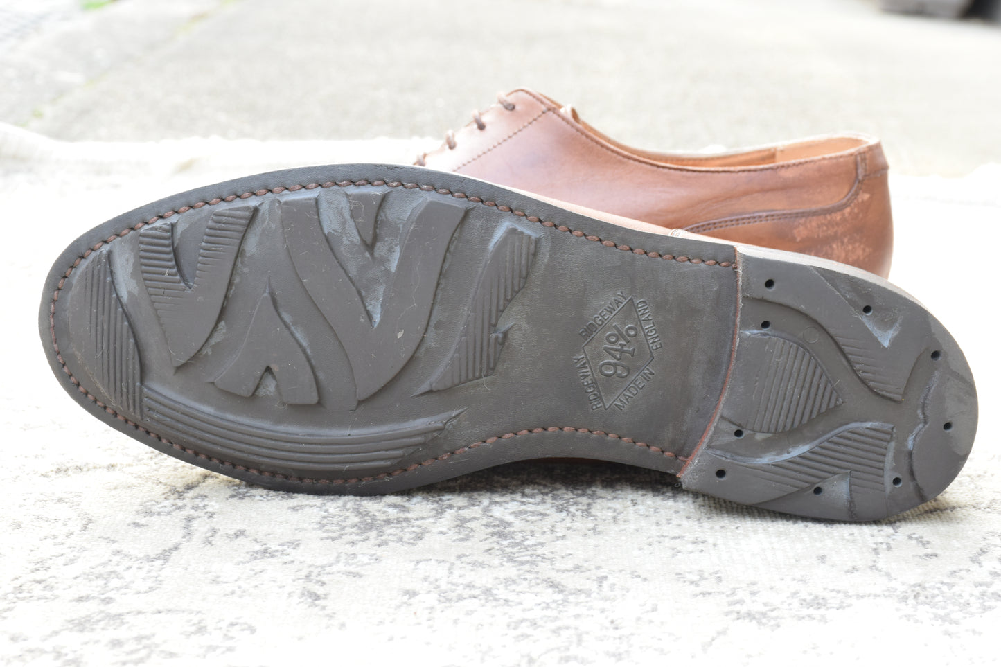 [Repaired] Crockett &amp; Jones MORETON U-Tip Ridgeway Boots, Brown, UK8, Size 26.5cm (W3463).