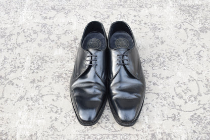 JOSEPH CHEANEY &amp; SONS Joseph Cheaney EDIFICE Exclusive Plain Wingtip Boots with 3 Eyelets, Lap Stitching, Hidden Channel, Black, UK 6.5 / 25cm [W3464]