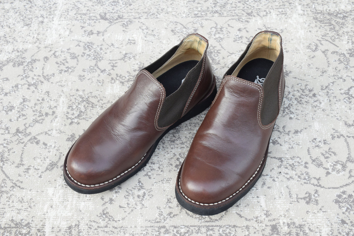 Danner D910005 Side Gore Shortcut Boots, Stitch-Down Construction, Brown, US8 / 26cm [W3466]