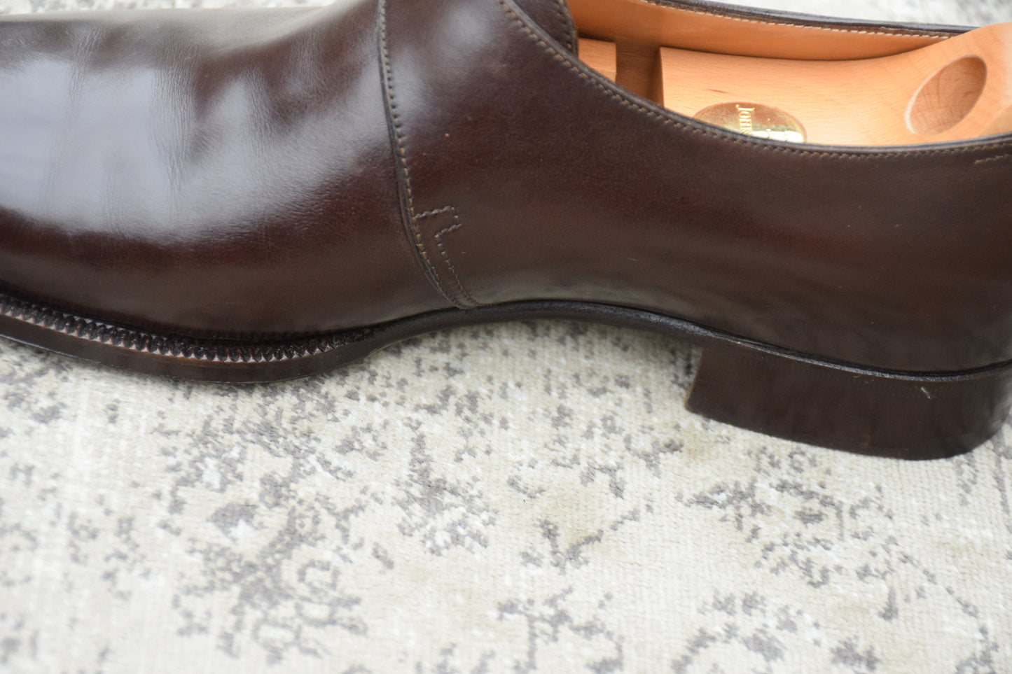 JOHN LOBB ジョンロブ 8695ラスト MATTA マッタ シングルモンク 茶 ブラウン UK7.5 / 26.0cm【KI0001】