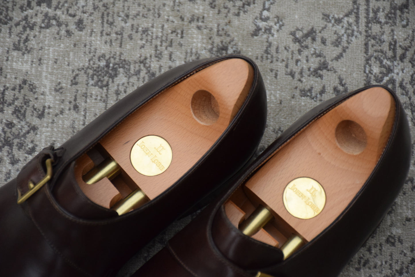 JOHN LOBB ジョンロブ 8695ラスト MATTA マッタ シングルモンク 茶 ブラウン UK7.5 / 26.0cm【KI0001】
