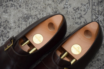 JOHN LOBB ジョンロブ 8695ラスト MATTA マッタ シングルモンク 茶 ブラウン UK7.5 / 26.0cm【KI0001】