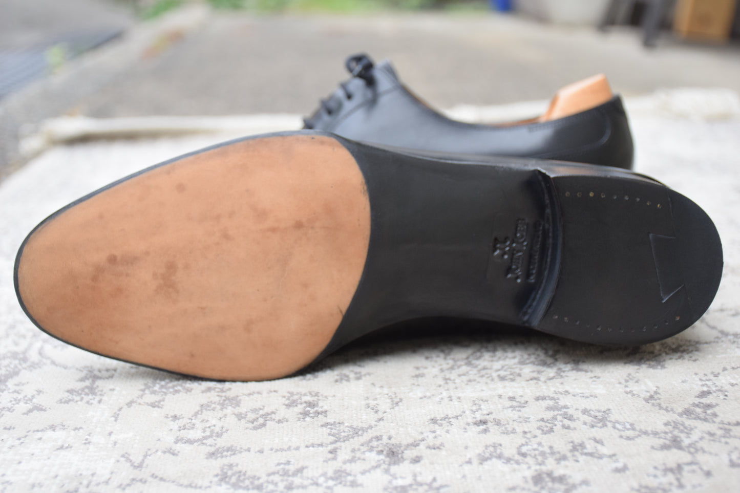 【未使用】JOHN LOBB ジョンロブ VIENNA ヴィエナ 8695ラスト プレステージライン Uチップ 黒 ブラック UK7.5 / 26.0cm【KI0002】