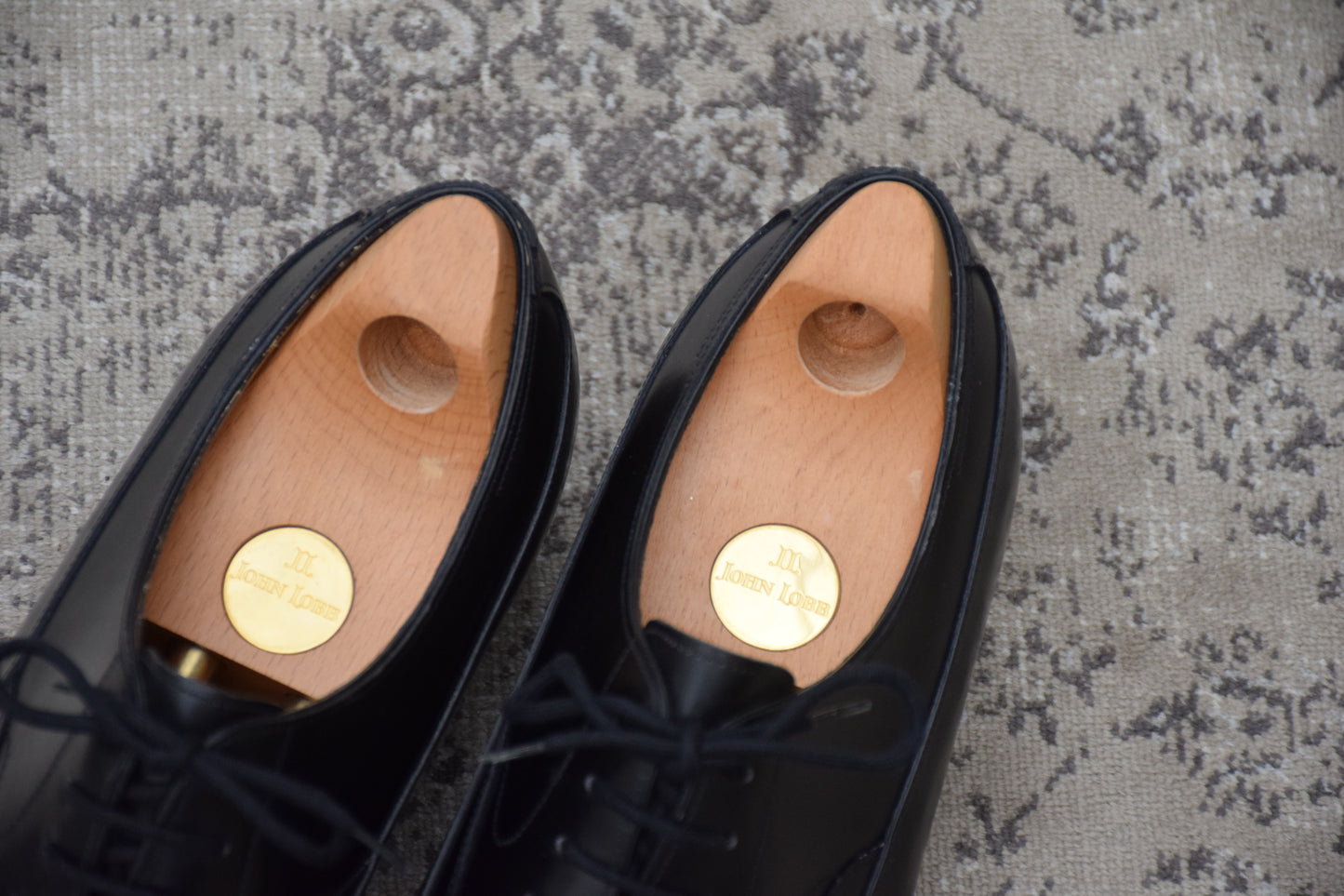 【未使用】JOHN LOBB ジョンロブ VIENNA ヴィエナ 8695ラスト プレステージライン Uチップ 黒 ブラック UK7.5 / 26.0cm【KI0002】