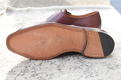 [Excellent Condition] YANKO Double Monk Strap Straight Hidden Channel Boots, Left UK 5, Right UK 5.5 / Sizes 23.5-24cm [W3468]