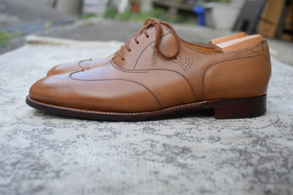 JOHN LOBB ジョンロブ 8695ラスト 内羽根 ウイングチップ 茶 ブラウン UK6.5 / 25.0cm【KI0003】