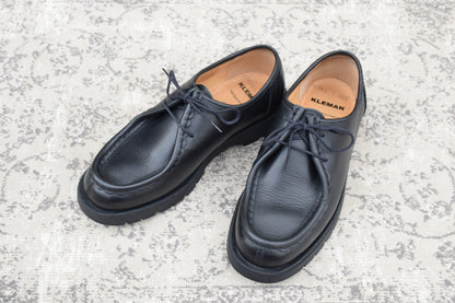 【極美品】KLEMAN クレマン PADRE パドレ チロリアンシューズ 黒 ブラック EUR40 / 25.5cm〜26.0cm【W3469】