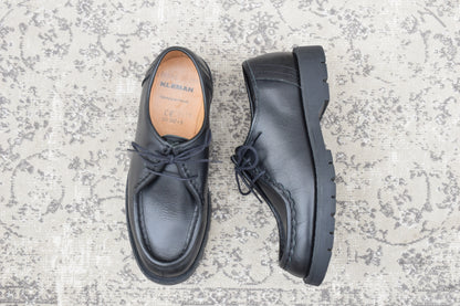 【極美品】KLEMAN クレマン PADRE パドレ チロリアンシューズ 黒 ブラック EUR40 / 25.5cm〜26.0cm【W3469】